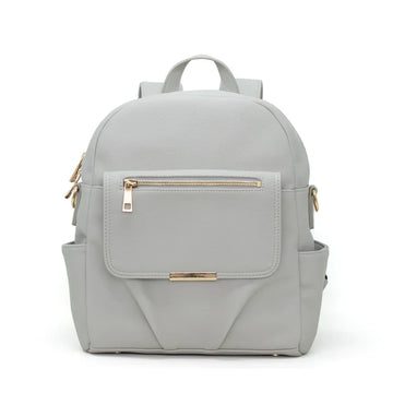Soft Faux Leather Multi-Pocket Casual Daily Backpack
