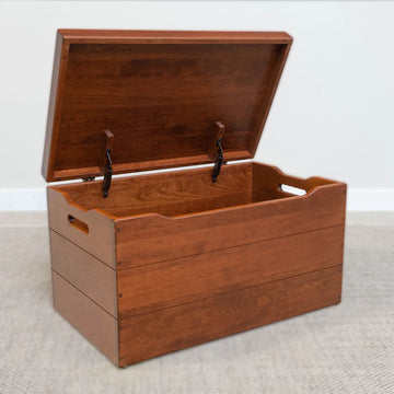 Warm Wood Multi-Functional Storage Box