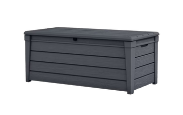 Weatherproof Wood Grain Resin Outdoor Storage Deck Box